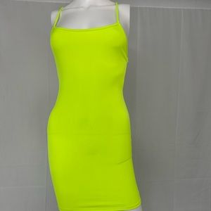 Neon Stretchy dress.